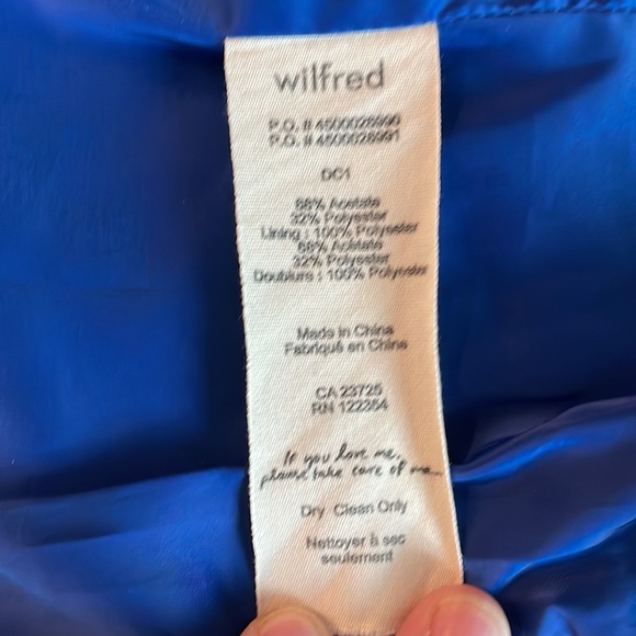 Wilfred Black Equis Cropped Blazer Size 00 - Picture 5 of 7